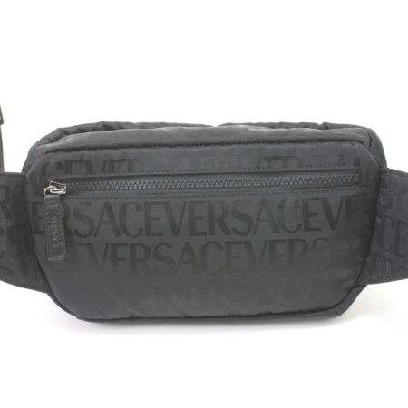  VERSACE ベルサーチ ウエストバッグ ナイロン ブラック