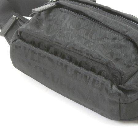  VERSACE ベルサーチ ウエストバッグ ナイロン ブラック