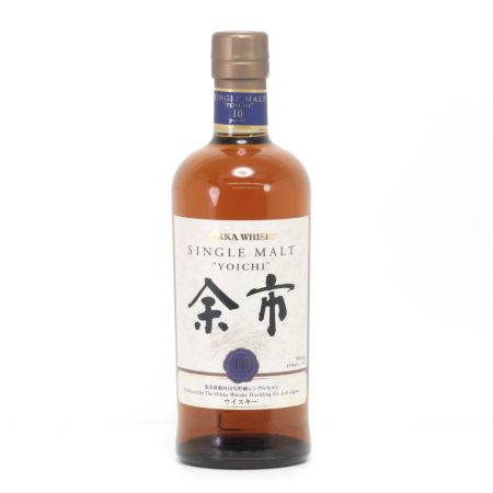 【北海道内限定発送】 NIKKA ニッカウヰスキー シングルモルトウイスキー 余市 10年 700ml 45度 ギフトBOX付 未開栓