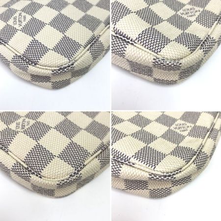  LOUIS VUITTON ルイヴィトン ハンドバッグ ダミエ・アズール ポシェットアクセソワール N41207 ホワイト