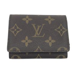 $$ LOUIS VUITTON ルイヴィトン 名刺入れ モノグラム アンヴェロップ・カルト・ドゥ・ヴィジット M62920 ブラウン Bランク