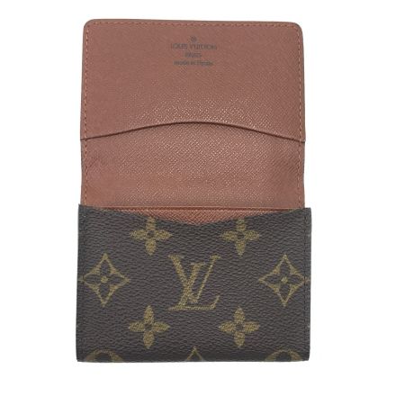  LOUIS VUITTON ルイヴィトン 名刺入れ モノグラム アンヴェロップ・カルト・ドゥ・ヴィジット M62920 ブラウン