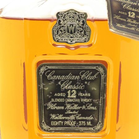  Canadian Club カナディアンクラブ ウイスキー クラシック 12年 375ml 40度  未開栓