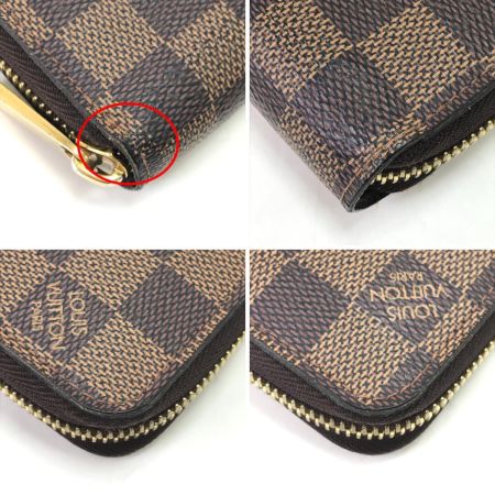  LOUIS VUITTON ルイヴィトン 長財布 ダミエ ジッピー・ウォレット N41661 ブラウン