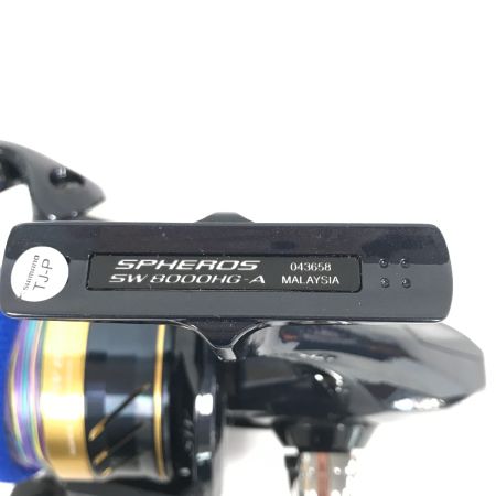  SHIMANO シマノ スピニングリール 程度B 21スフェロスSW 8000HG 043658