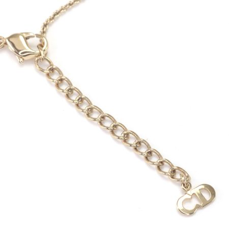  Christian Dior クリスチャンディオール ネックレス 本体のみ スクリューチェーン ゴールド