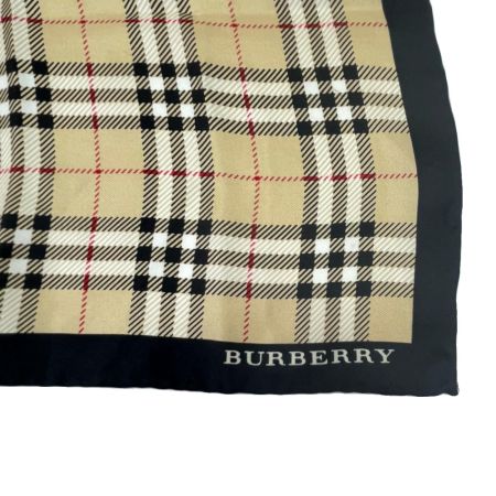  BURBERRY LONDON バーバリーロンドン シルクスカーフ ノバチェック ベージュ