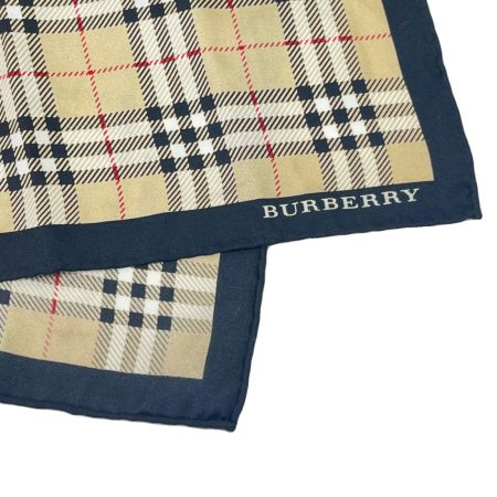 BURBERRY LONDON バーバリーロンドン シルクスカーフ ノバチェック ベージュ