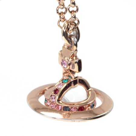  Vivienne Westwood ヴィヴィアン・ウエストウッド ネックレス ピンクゴールド