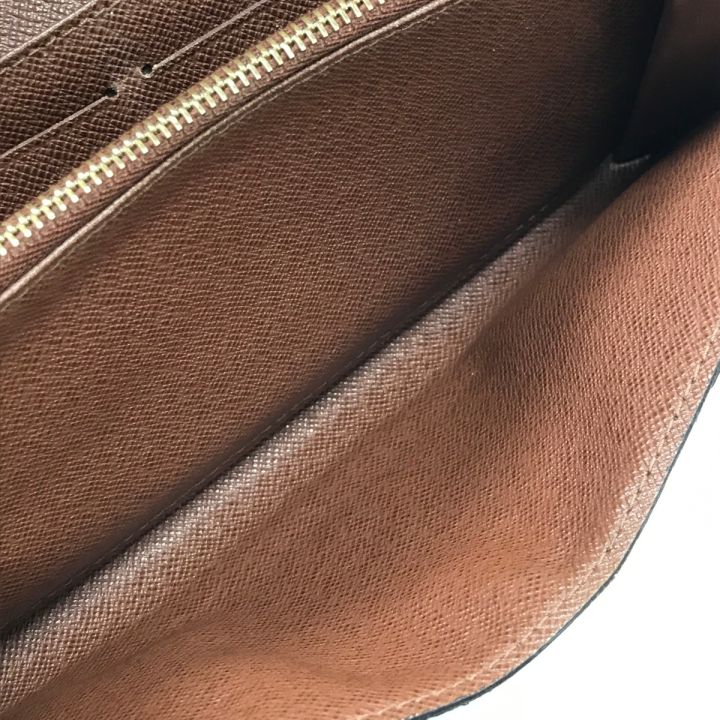 ブラウン 牛革　一本鞭　ブルウィップ 6フィート 中古品 LOUIS VUITTON ルイヴィトン 長財布 ポルトフォイユサラ M61734 - 中古