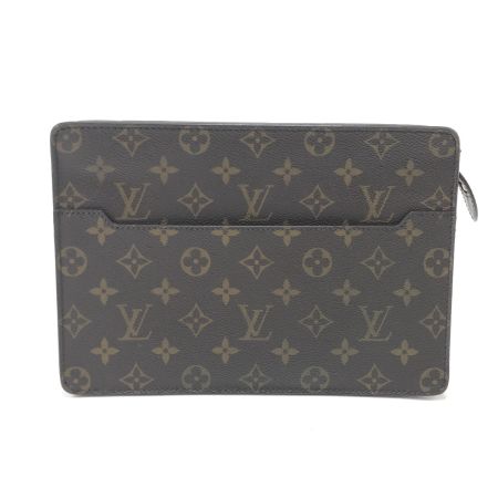  LOUIS VUITTON ルイヴィトン セカンドバッグ モノグラム ポシェットオム M51795 ブラウン