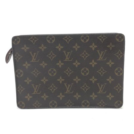  LOUIS VUITTON ルイヴィトン セカンドバッグ モノグラム ポシェットオム M51795 ブラウン