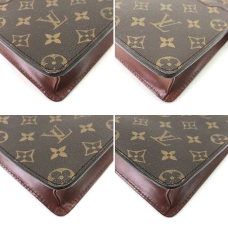  LOUIS VUITTON ルイヴィトン セカンドバッグ モノグラム ポシェットオム M51795 ブラウン