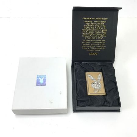   ライター ZIPPO プレイボーイ×スワロフスキー 限定3438/7500