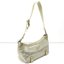 $$ BURBERRY BLUE LABEL バーバリーブルーレーベル ショルダーバッグ ゴールド Bランク