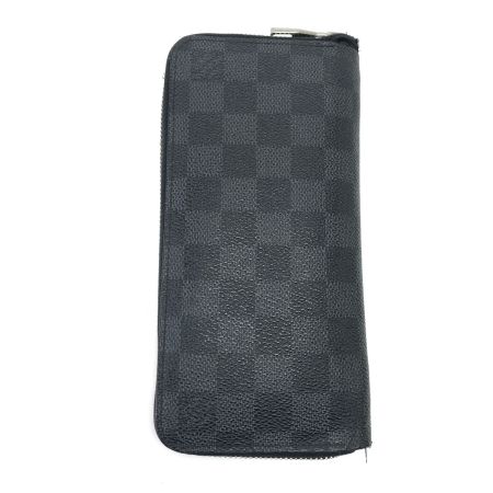  LOUIS VUITTON ルイヴィトン 長財布 ダミエ・グラフィット ジッピーウォレットヴェルティカル N63095 グレー