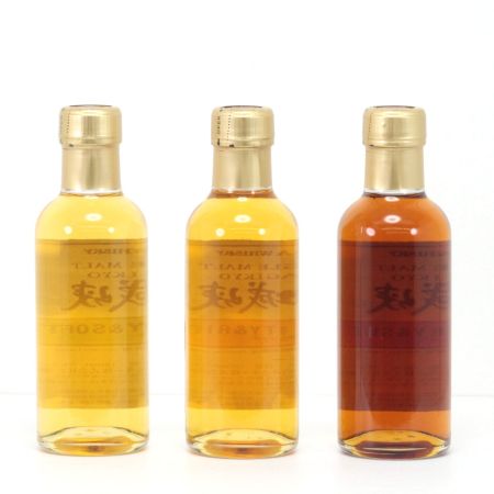 【北海道内限定発送】 NIKKA ニッカウヰスキー NIKKA ニッカウヰスキー シングルモルト 宮城峡 180ml 55度 箱付3本セット 未開栓