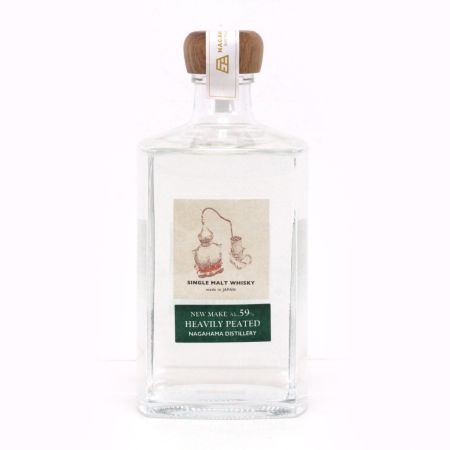 【北海道内限定発送】 NAGAHAMA DISTILLERY 長浜醸造所 NEW MAKE Alc.59% HEAVILY PEATED シングルモルトウイスキー 500ml 59度 未開栓
