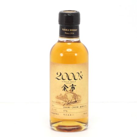 【北海道内限定発送】 NIKKA ニッカウヰスキー シングルモルト余市2000’s（2000～2009年）180ml 57度 箱付 未開栓