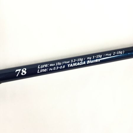  YAMAGA Blanks ヤマス ブルーカレント Ⅲ 78 ルアーロッド