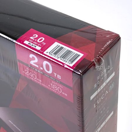  IRISOHYAMA アイリスオーヤマ 外付け ハードディスク テレビ録画用 2TB HD-IR2-V1 ブラック 