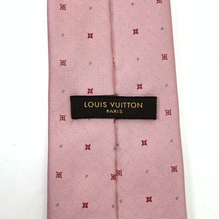  LOUIS VUITTON ルイヴィトン ネクタイ シルク ピンク