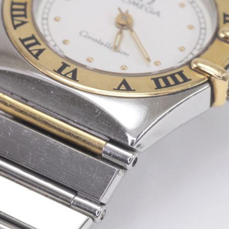  OMEGA オメガ コンステレーション レディースクォーツ ステンレススチール クリーム 本体のみ