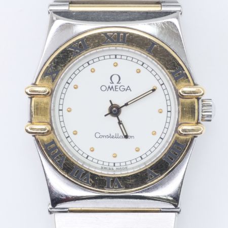  OMEGA オメガ コンステレーション レディースクォーツ ステンレススチール クリーム 本体のみ