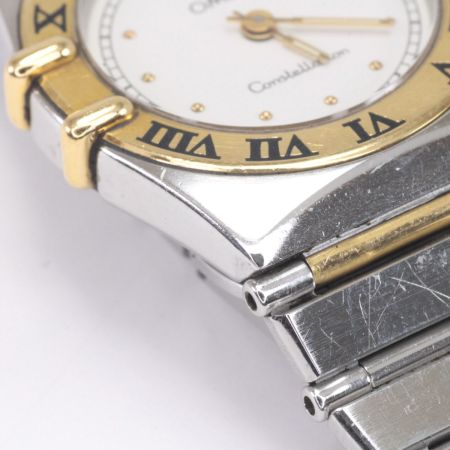  OMEGA オメガ コンステレーション レディースクォーツ ステンレススチール クリーム 本体のみ