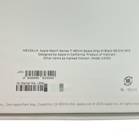   Applewatch アップルウォッチ Series11 GPSモデル 46mm MEV04J/A