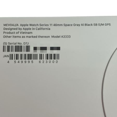  Applewatch アップルウォッチ Series11 GPSモデル 46mm  MEV04J/A