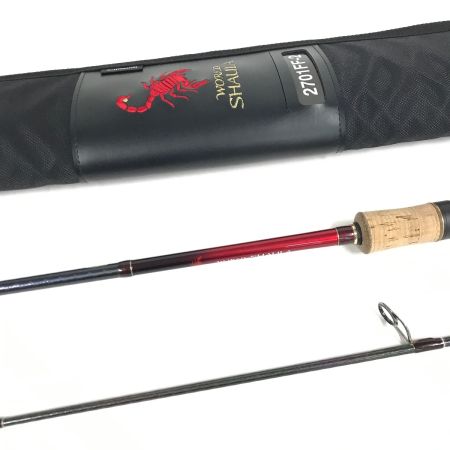  SHIMANO シマノ ルアーロッド 18ワールドシャウラ 2701FF-2 ソフトケース付 38776