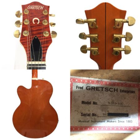 GRETSCH エレキギター ホロウボディ ハードケース付 6120-60 ウェスタン・メイプル・ステーン