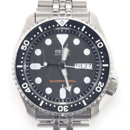  SEIKO セイコー ダイバー 自動巻き 本体のみ 程度B ステンレススチール ブラック 7S26-0022