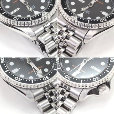  SEIKO セイコー ダイバー 自動巻き 本体のみ 程度B ステンレススチール ブラック 7S26-0022