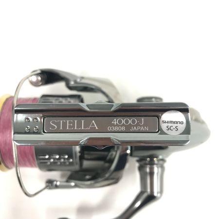  SHIMANO シマノ スピニングリール 箱付 18ステラ 4000 03808
