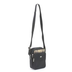 $$ BURBERRY BLACK LABEL バーバリーブラックレーベル ショルダーバッグ T-02-2 ブラック Cランク