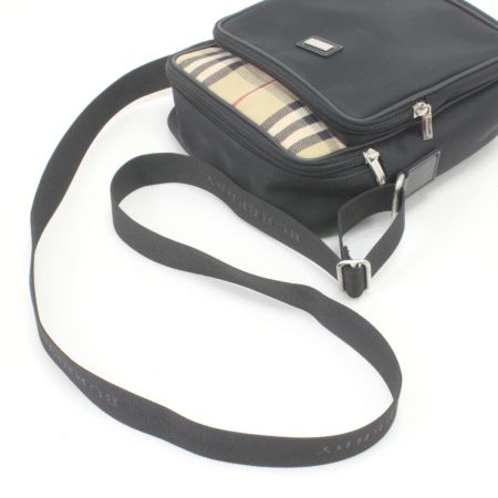 BURBERRY BLACK LABEL バーバリーブラックレーベル ショルダーバッグ T-02-2 ブラック