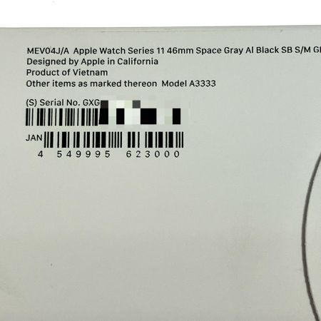   Applewatch アップルウォッチ Series11 GPSモデル 46mm MEV04J/A  A3333