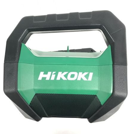  HiKOKI ハイコーキ バッテリー式ラジオ 本体のみ コードレス式 UR18DA グリーン