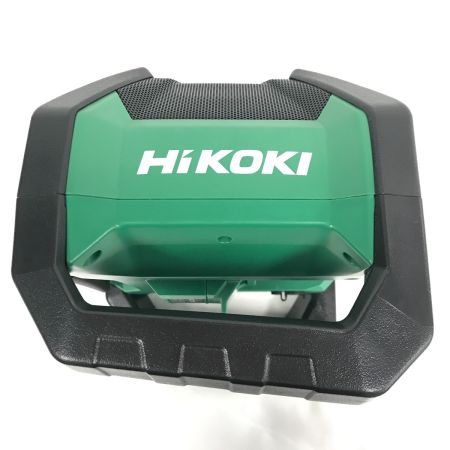  HiKOKI ハイコーキ バッテリー式ラジオ 本体のみ コードレス式 UR18DA グリーン