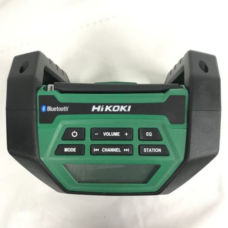  HiKOKI ハイコーキ バッテリー式ラジオ 本体のみ コードレス式 UR18DA グリーン