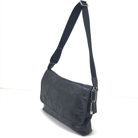  COACH コーチ ショルダーバッグ レザー 70250 ブラック