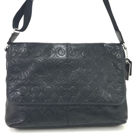  COACH コーチ ショルダーバッグ レザー 70250 ブラック