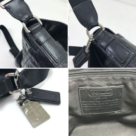  COACH コーチ ショルダーバッグ レザー 70250 ブラック