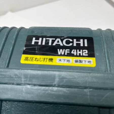 HITACHI 日立 高圧ねじ打ち機 エア釘打ち機 保護メガネ・ケース付 WF4H2 ゴールド