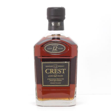 【北海道内限定発送】 SUNTORY サントリー ウイスキー CREST 12年 オールドボトル 750ml 43度 未開栓