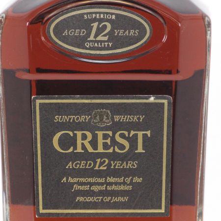 【北海道内限定発送】 SUNTORY サントリー ウイスキー CREST 12年 オールドボトル 750ml 43度 未開栓