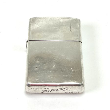  ZIPPO ジッポー ライター 92年製 STERLING 中身L/XII 無地