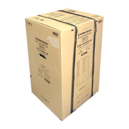 CORONA コロナ ウインドエアコン ReLaLa CW-1826R-W シティホワイト 2026年製